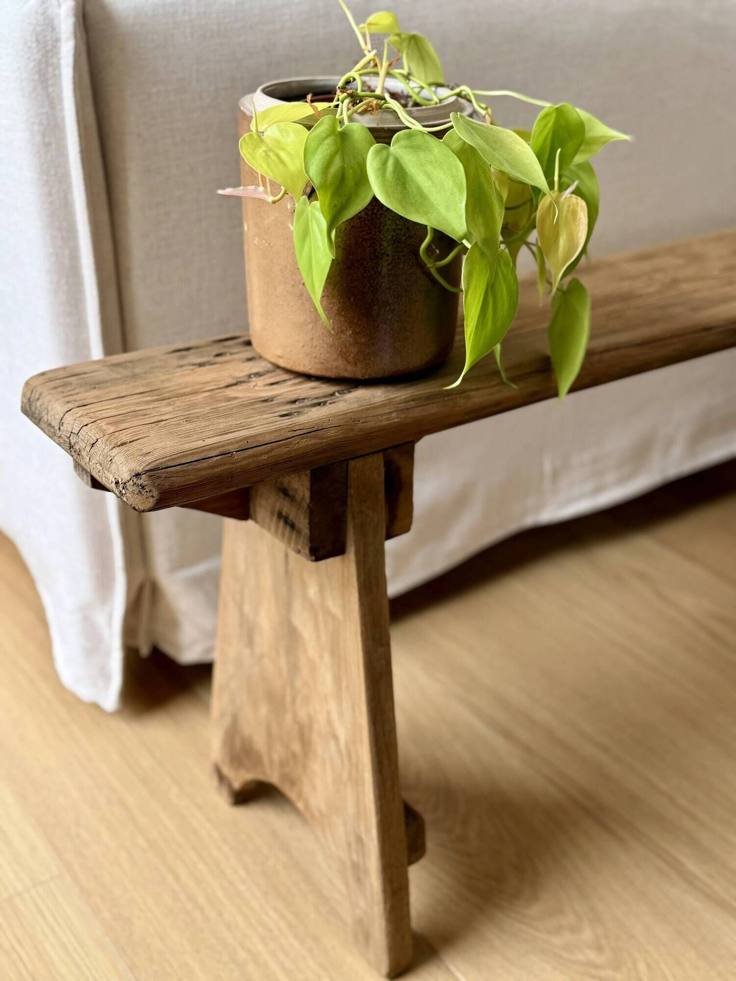 Renovated farm bench
