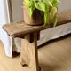 Renovated farm bench