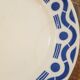 Set of 5 plates Badonviller model Azur