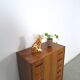 Mid-Century Deens Westergaards, Silkeborg palissander ladekast 6 lades