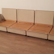 Canapé modulable de Riccardo Arbizzoni pour Zanotta 1978. Modèle Redifiori lot de 5