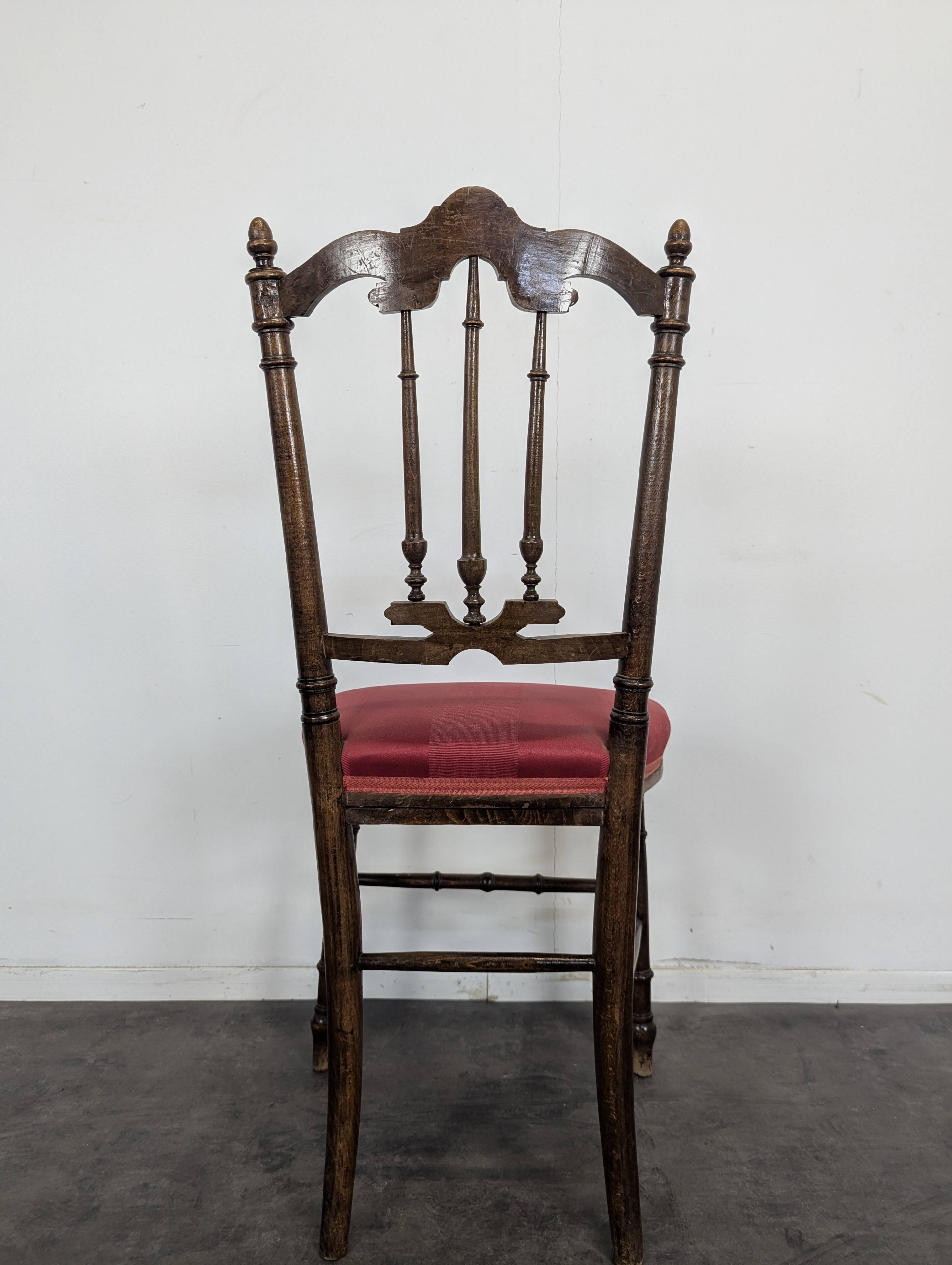 Napoleon III period bedroom chair