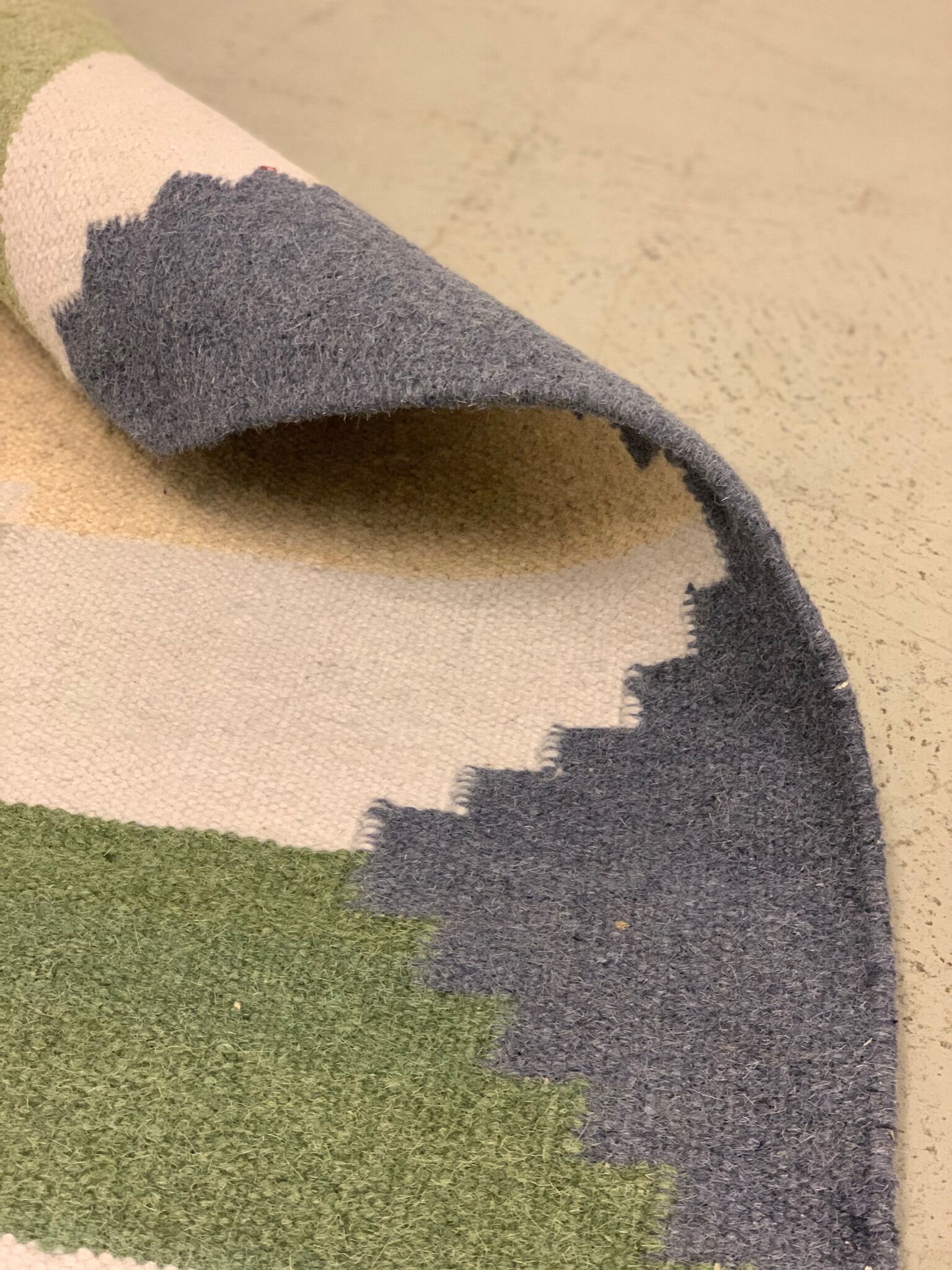 Swedish midcentury carpet röllakan 1960s
