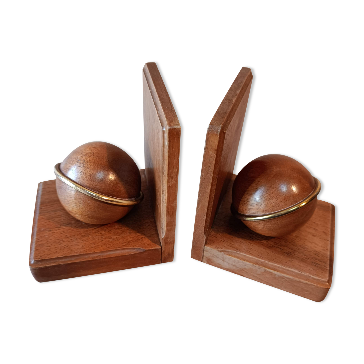Wood book-clamts Meho, Swiss 50s/60s