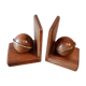 Wood book-clamts Meho, Swiss 50s/60s
