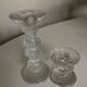 Pair of Festivo Timo Sarpaneva candlesticks 1972 for IIttala Finland