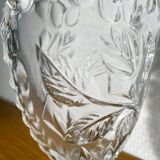 Vase allemand en cristal et forme de cœur
