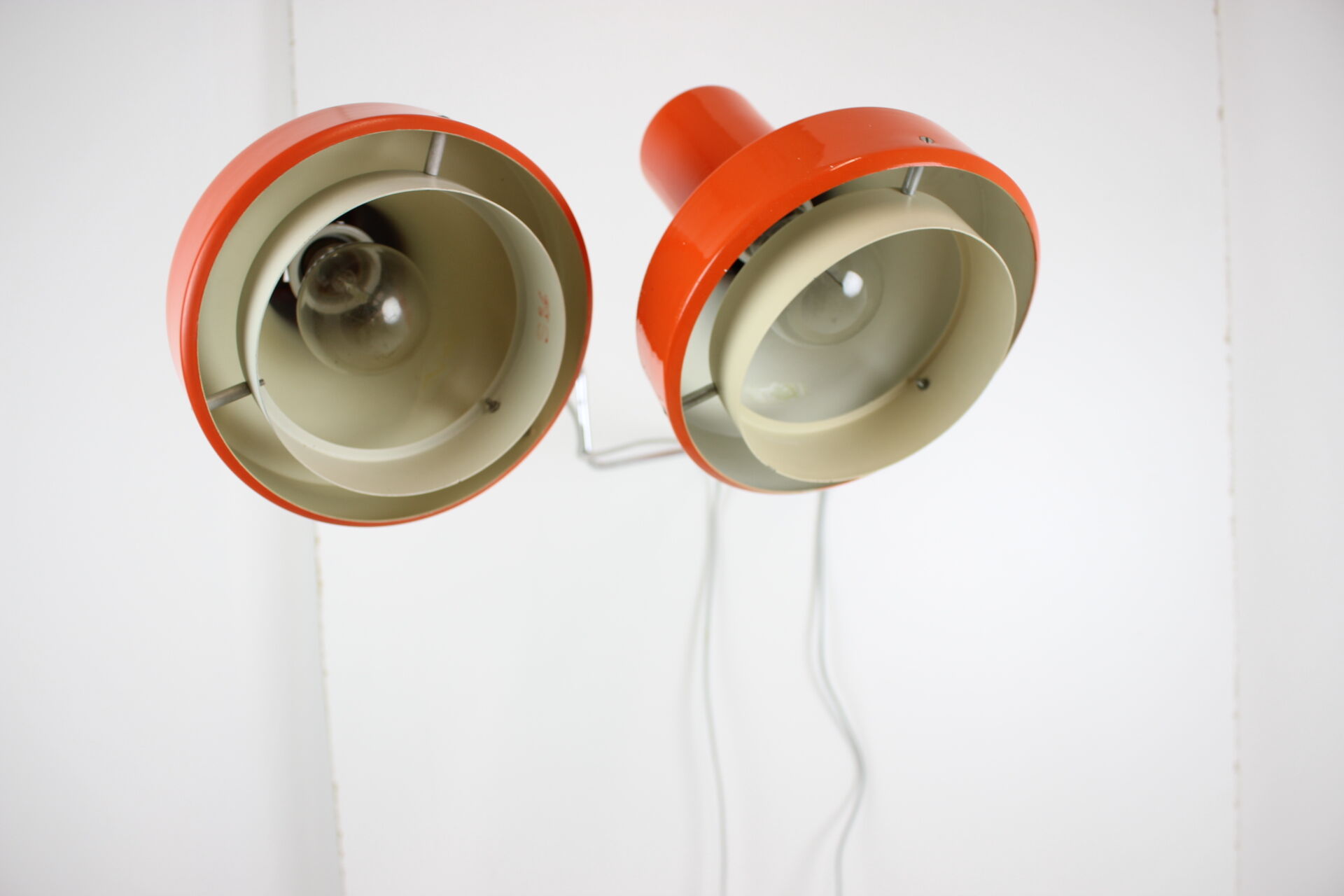 Mid-century  wall lamps designed by Josef Hurka for Napako, 1970's
