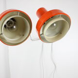 Mid-century  wall lamps designed by Josef Hurka for Napako, 1970's