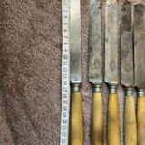 Silver-plated metal steel knives horn ALLEZ FRÈRES