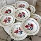 Set of 9 hollow plates Digoin Sarreguemines model "Cannes"