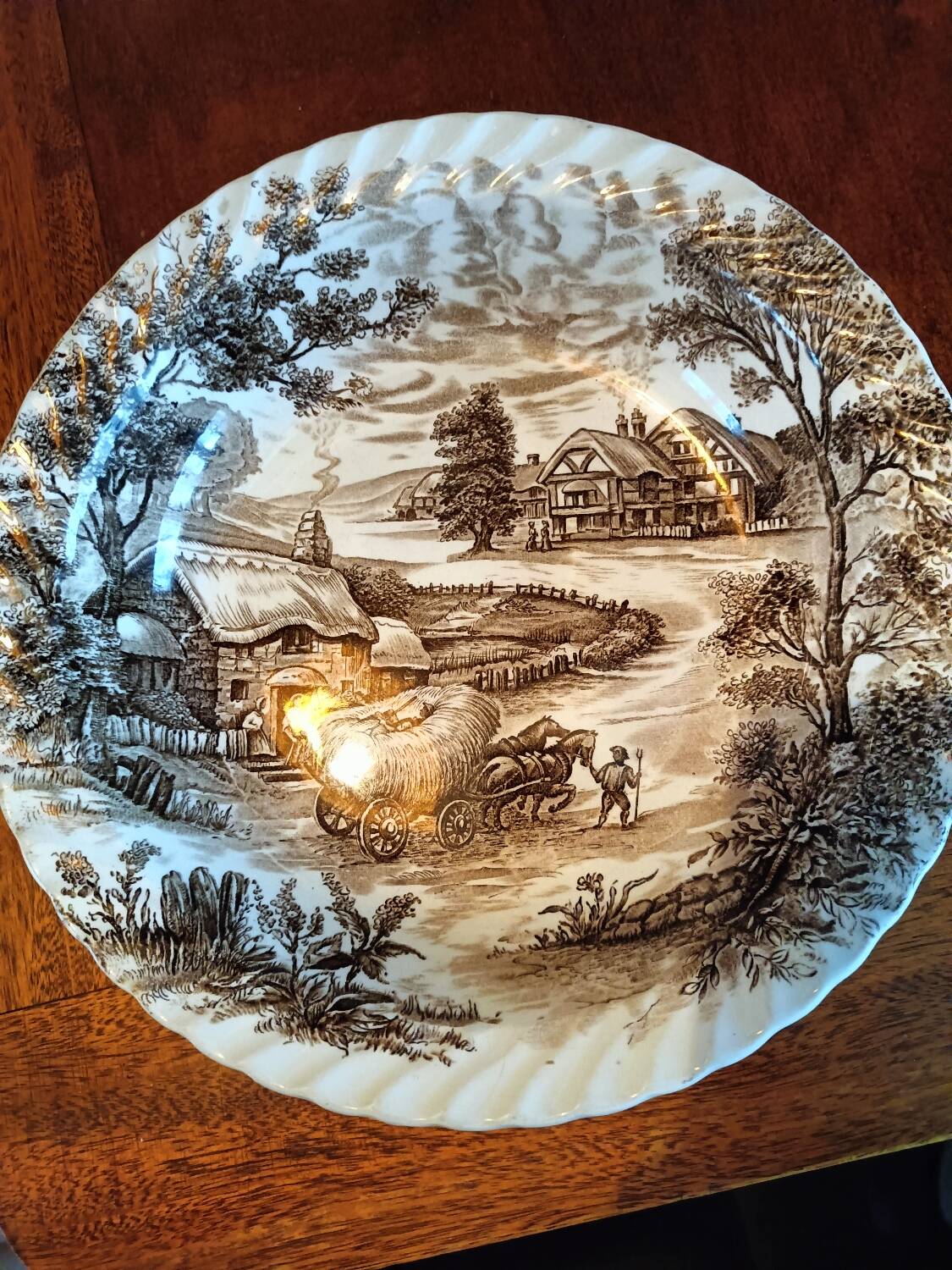 Ridgway deep dish. Hayride