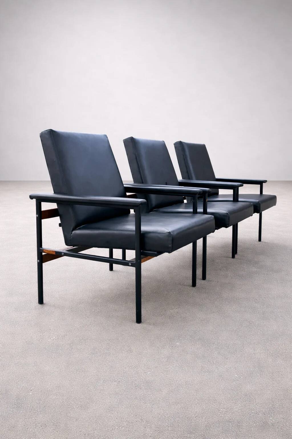 Retro sofa, armchairs & table, 1960s, “Belmondo”, Czechoslovakia