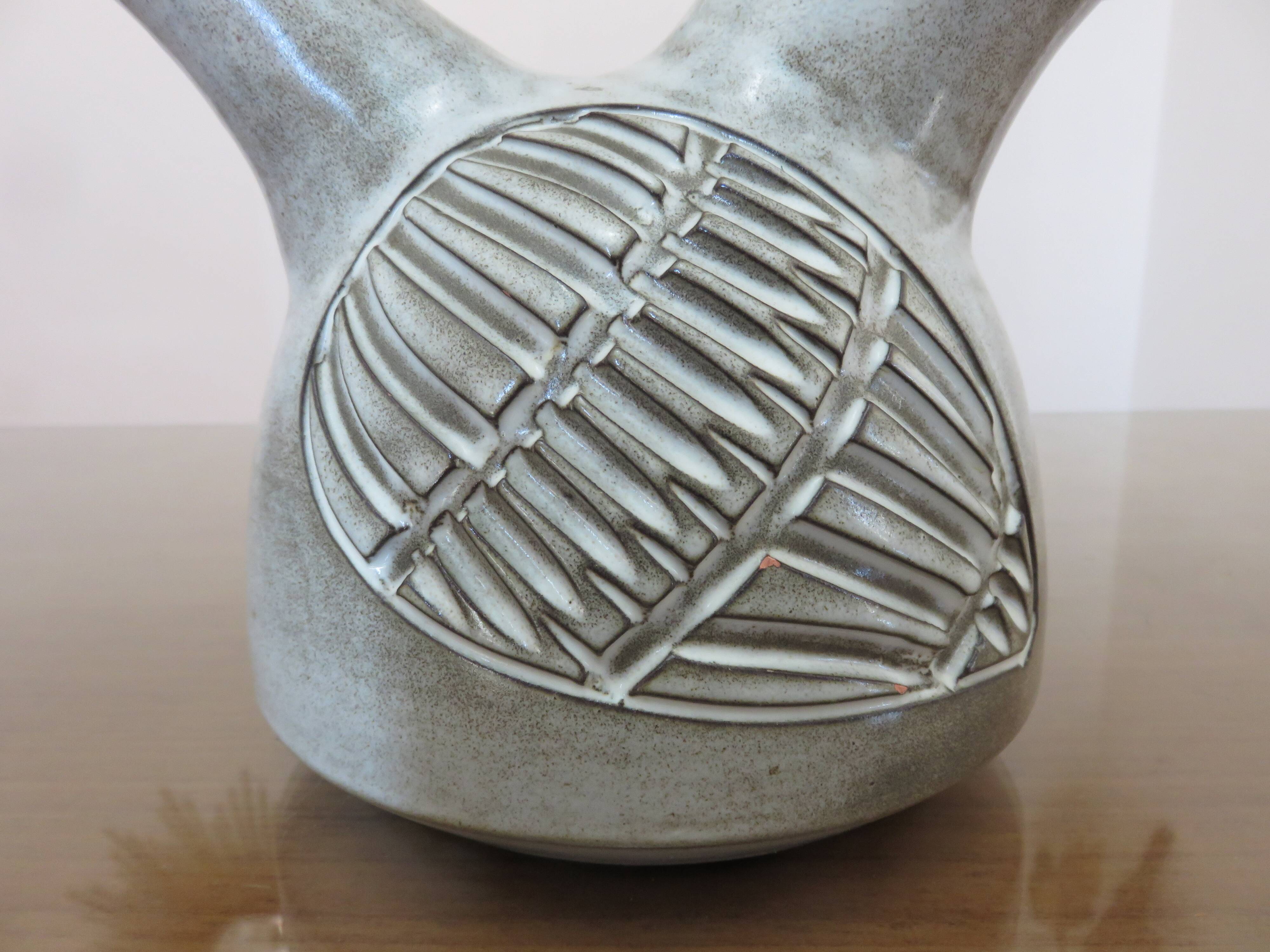 Zoomorphic ceramic Marius BESSONE Vallauris 1960s