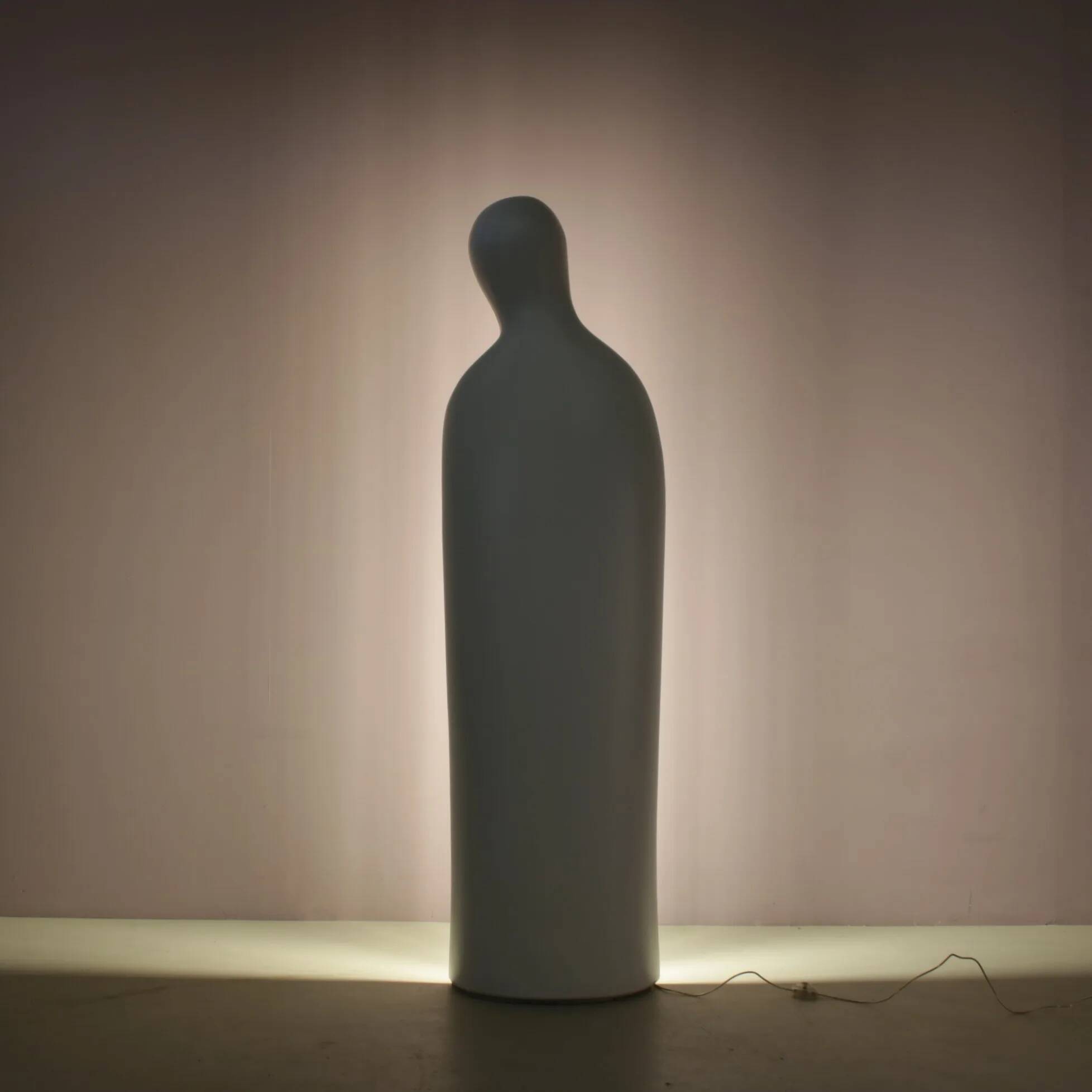“Dulcinea” floor lamp by Mimmo Paladino for Danese, Italy 2000s