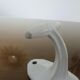 Pair of white cast iron patères art deco 30 40