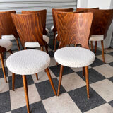 Set of 14 Baumann bistro chairs