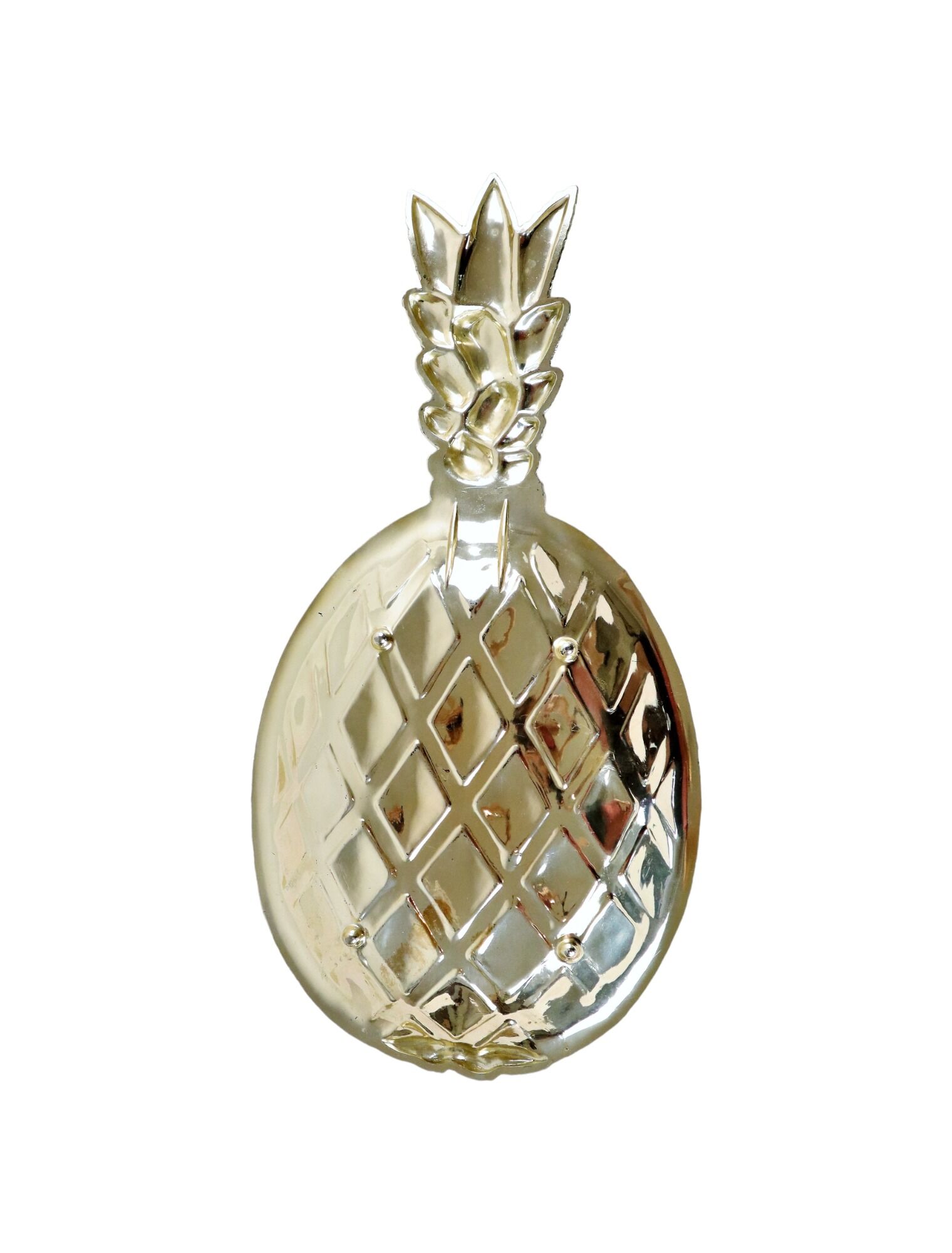 Silver plated metal empty pocket