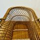 Vintage wicker bassinet