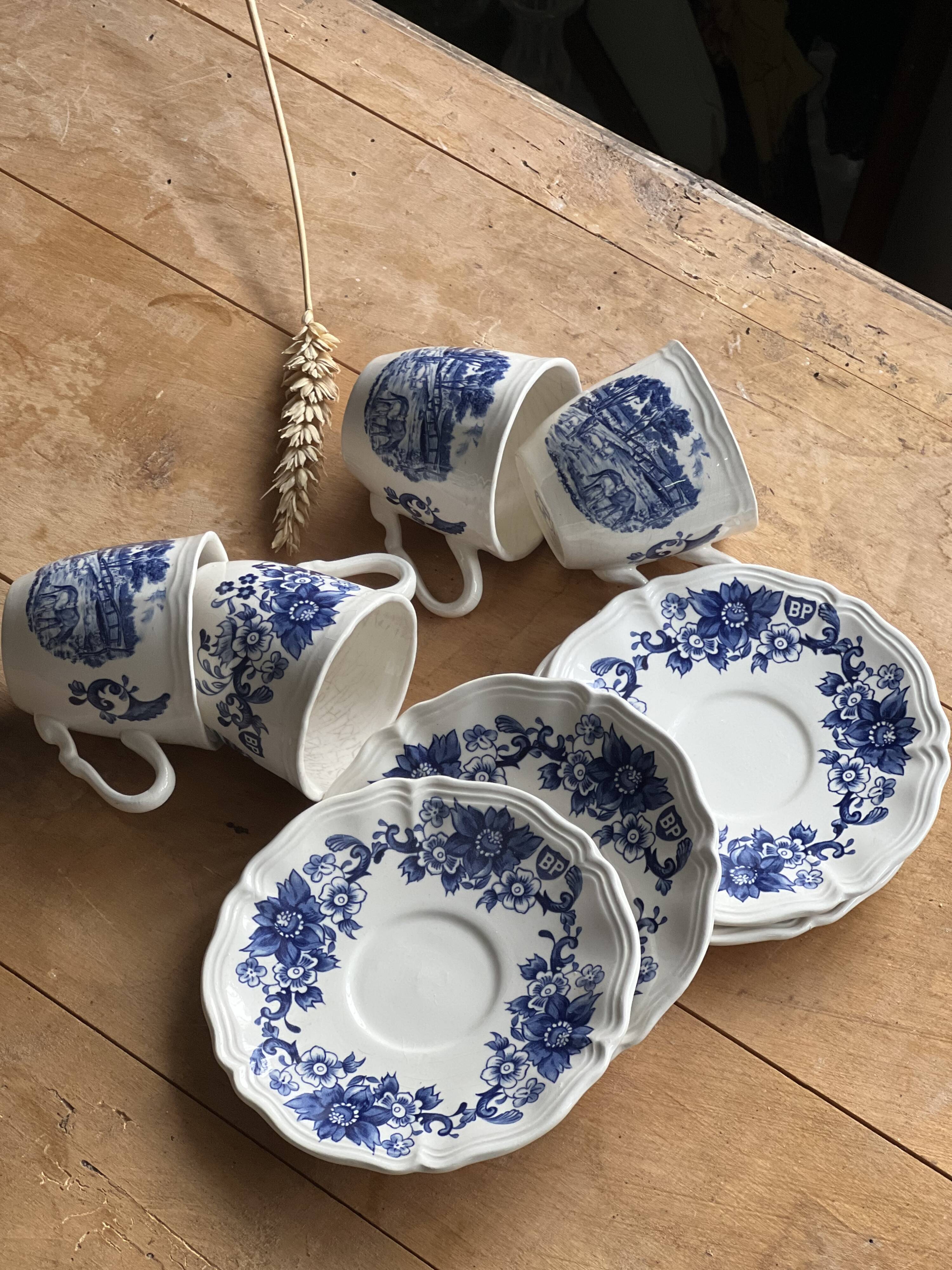 Sarreguemines BP advertising coffee cups