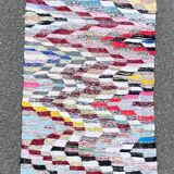 Vintage Moroccan kilim carpet