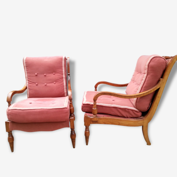 Paire de fauteuils vintage années 60