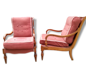 Paire de fauteuils vintage