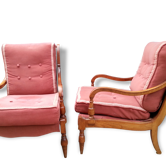 Paire de fauteuils vintage années 60