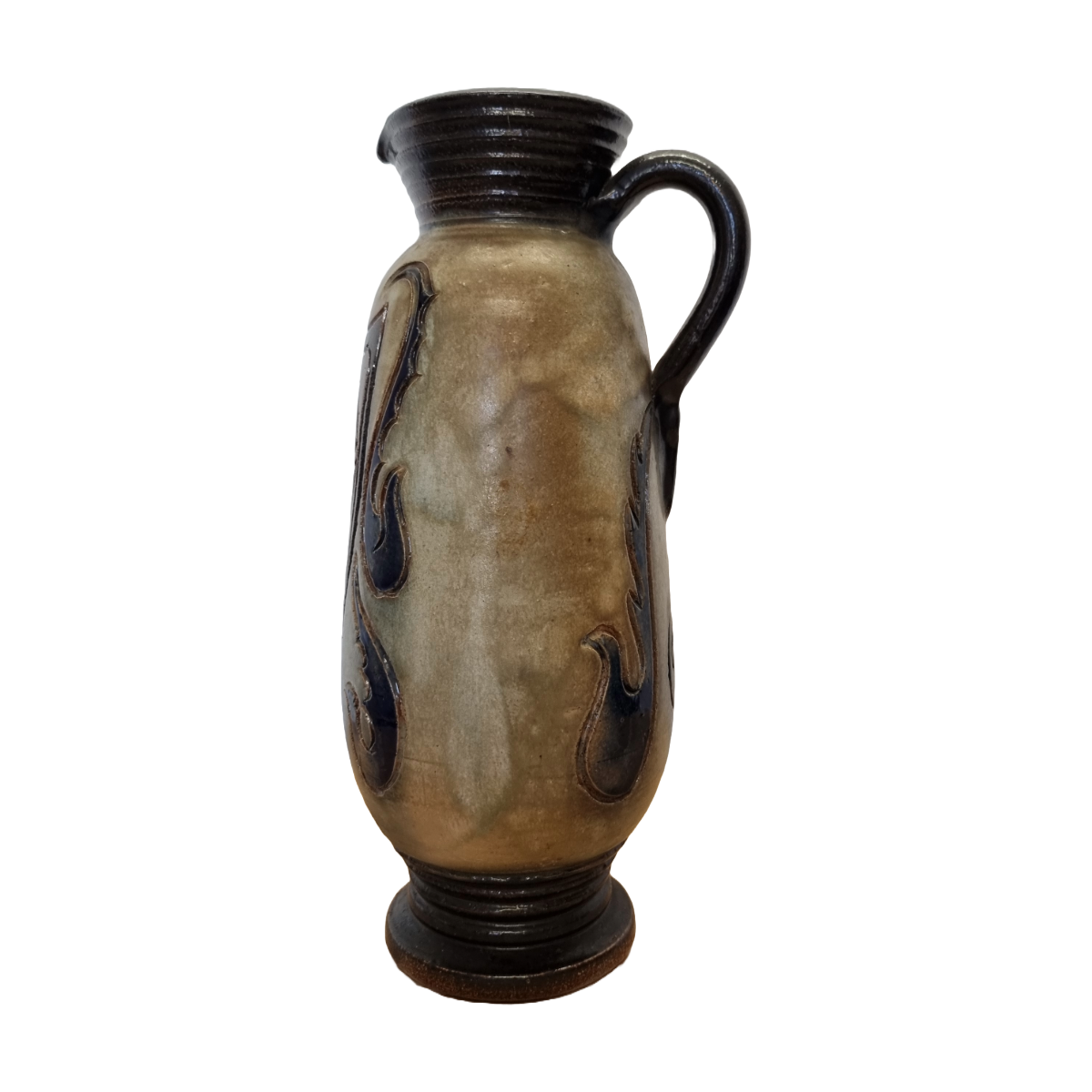 Sandstone vase By Bouffioulx Jules Guérin Jumet, 1st half 1900s