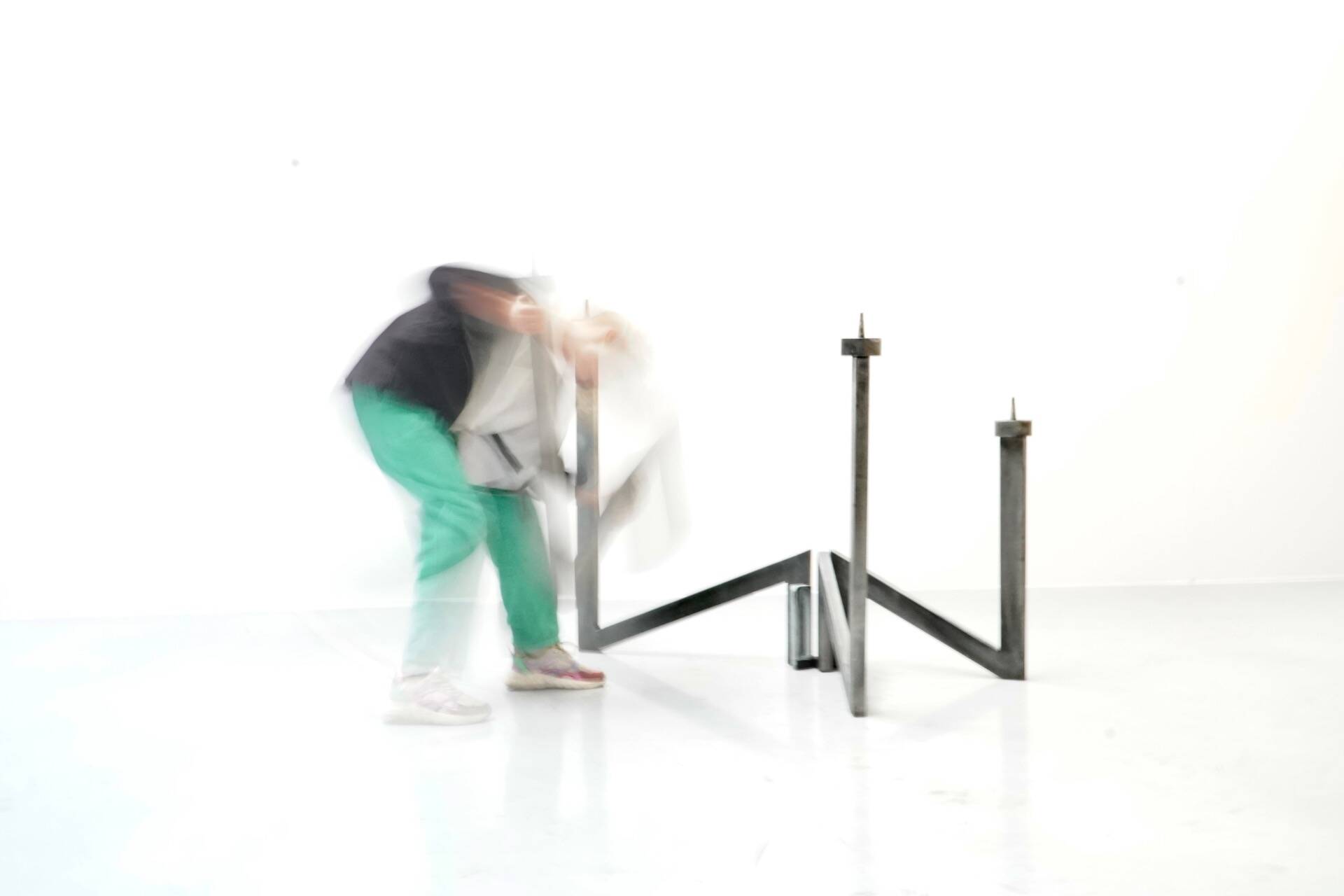 Roger Bonduel, Four-Armed Steel Candlestick