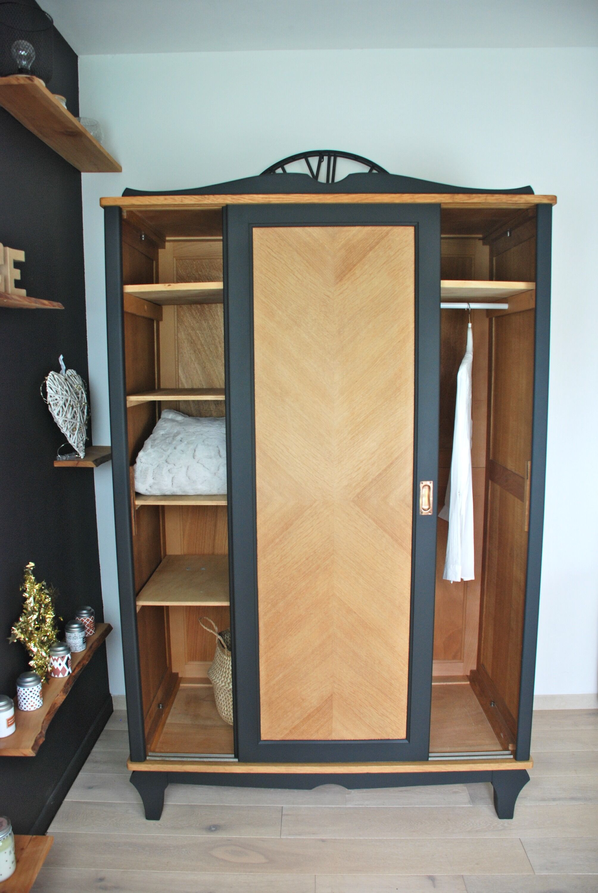 60s sliding door cabinet