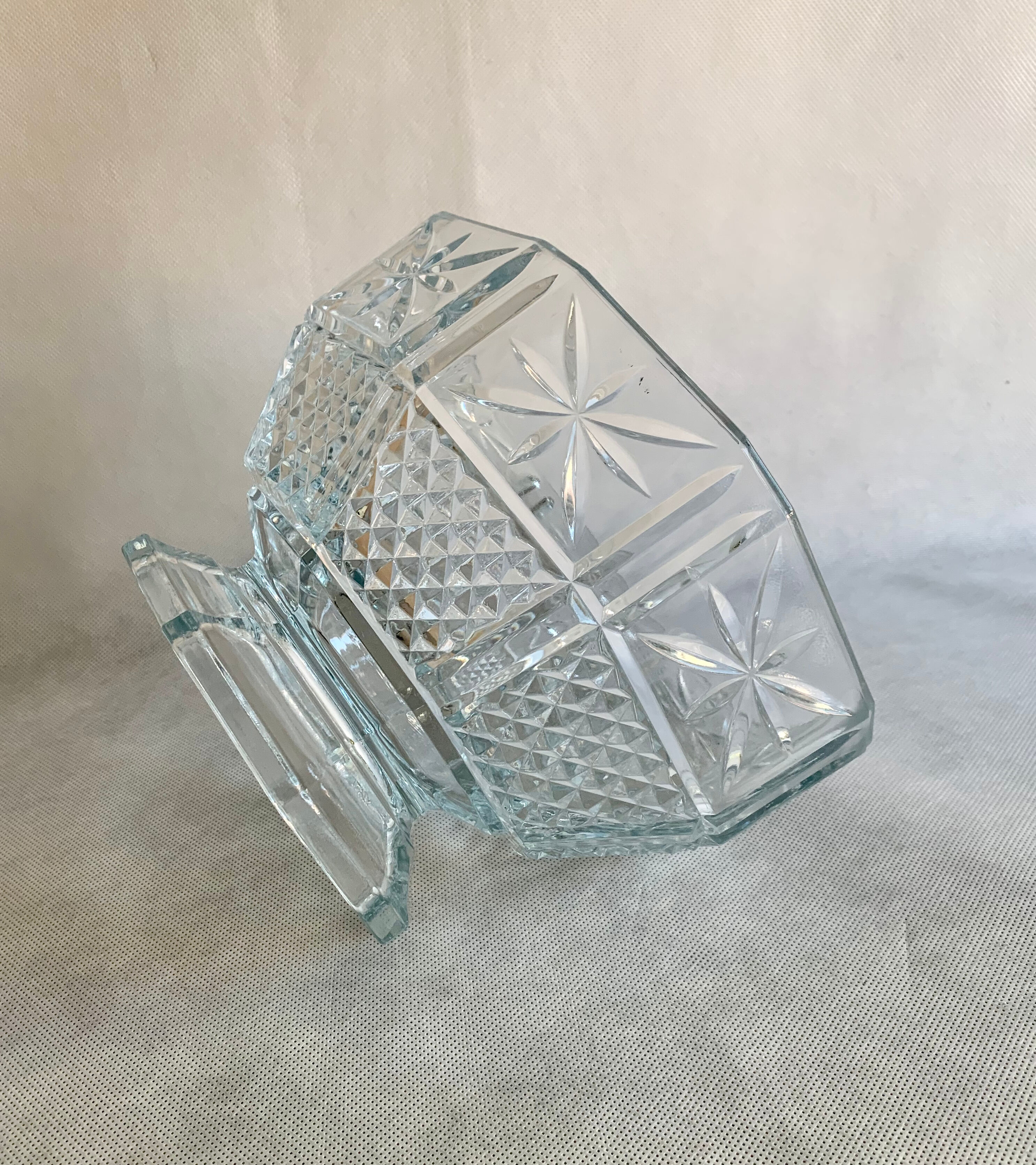 Glass fruit dish, 1960s