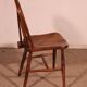 Lot de 10 chaises Windsor à dossier en roue du XIXe siècle