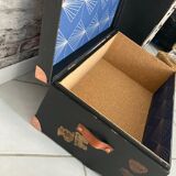 Trunk, wooden travel chest