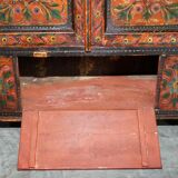 Hand-painted cupboard from Eastern Europe circa 1860.