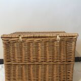 Wicker toy box