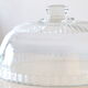 Cloche à fromage en verre, vintage