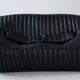 Cinna Ligne Roset Black leather 2-seater sofa attributed to Annie Hieronimus, 1970s