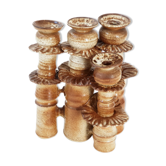 Vintage sandstone candlestick