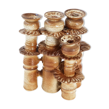 Vintage sandstone candlestick