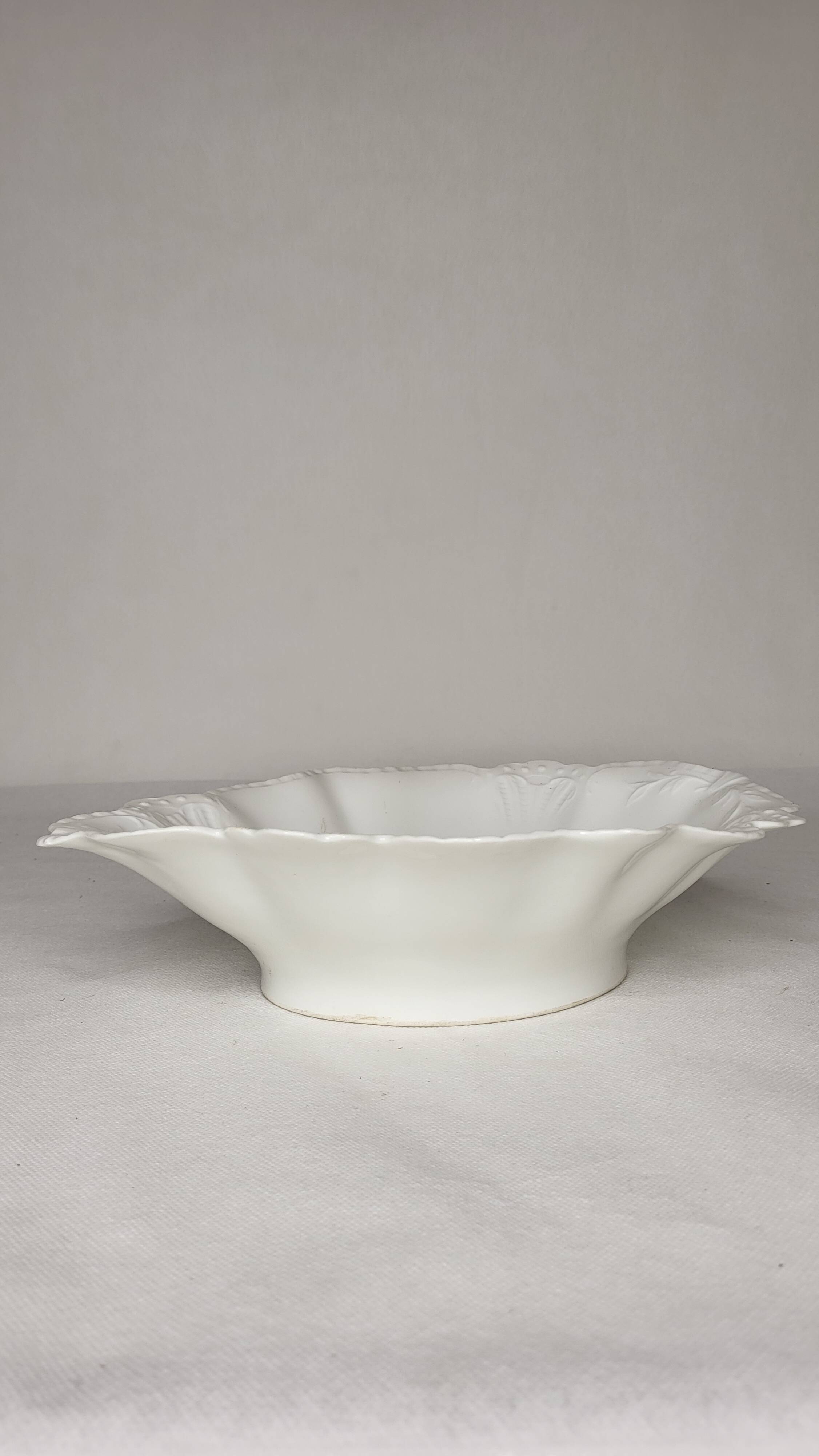 Limoges porcelain dish / basket 19th century