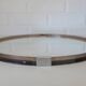 Vintage 1970s Round Wall Mirror / Attributed To Allibert / Space Age Bathroom Mirror