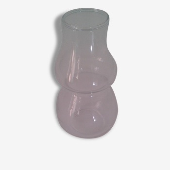 Small thin glass vase