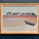 Original  Swedish Oil on Canvas – “Motif from Byxelkrok” by Raymond Wallentin – Signed & Dated 1975 – Vintage & Framed