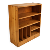 Cabinet audio en pin de style Maison Regain, années 1970