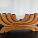 Chandelier scandinave en bois 8 feux