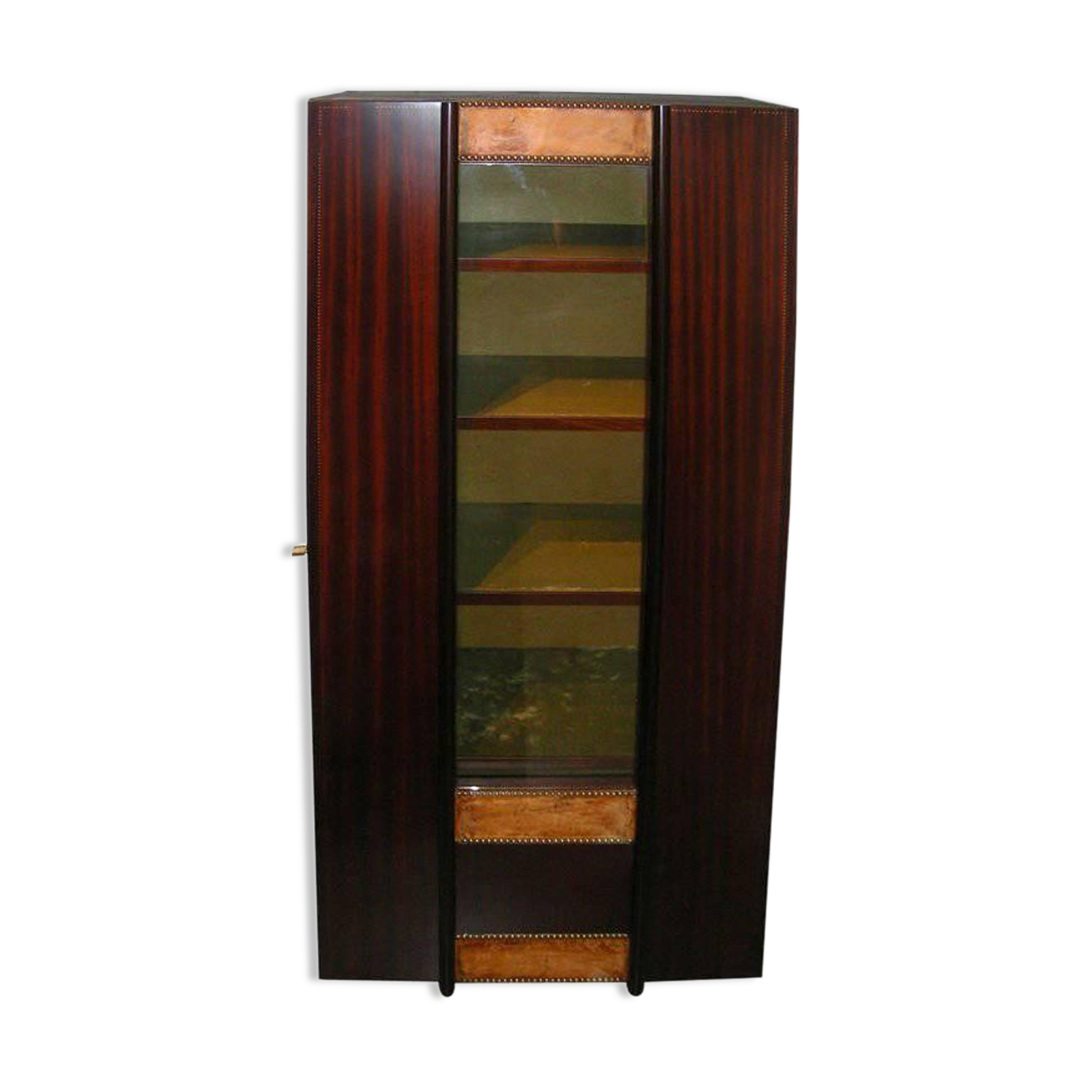 Showcase André Sornay Sapele mahogany art deco around 1935