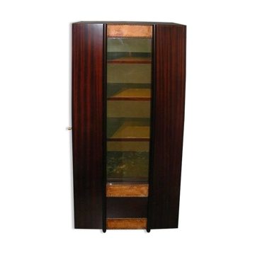 Vitrine André Sornay Sapelli en acajou art déco vers 1935
