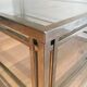 Modernist Chrome Coffee Table with Triple Legs, French Work circa 1970