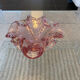 Vintage pink empty pocket ashtray in Murano by Barovier and Toso